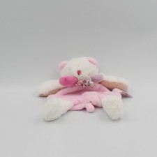 Doudou et compagnie plat chat ours blanc rose Les Gommettes - 26425
