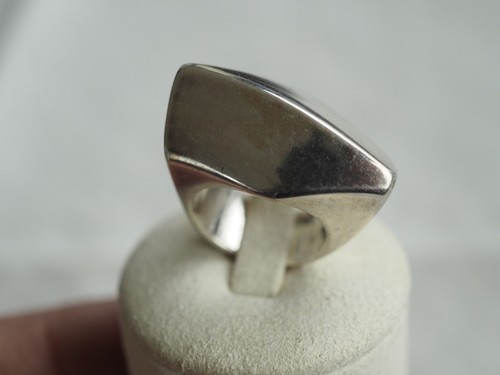 Grosse bague vintage cubiste - vintage,