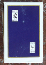 ROLLS ROYCE : JEUX DE CARTES A