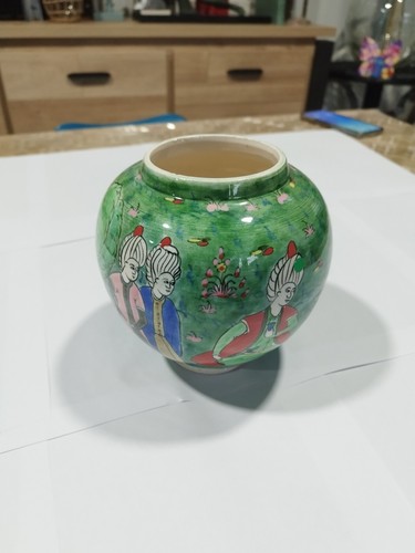 Vintage ancien vase - vintage, céramique