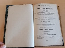 Livre Rome et Ses Monuments Guide du Voyageur Catholique 1892 (L2B)
