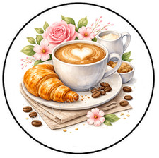 COFFEE AND CROISSANT ENVELOPE