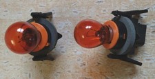 2 Porte lampes Clignos + 2 lampes Oranges  BMW E34 (88-94) E36 (90-99) NEUFS