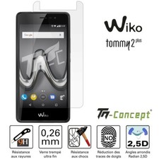 Wiko Tommy 2 Plus - Vitre de Protection Crystal - TM Concept®