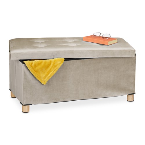 Banquette pliable velours - banquette,