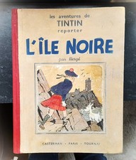 Tintin -  L'île noire (A5) - N&B - EO - 1938
