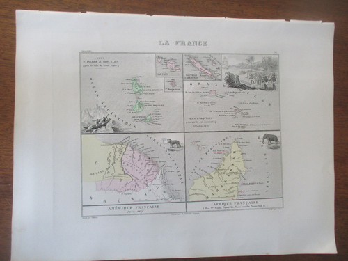 Ancienne carte migeon des - ancienne,