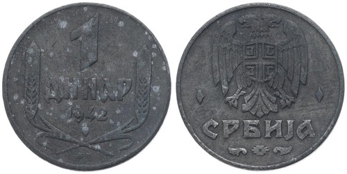Serbie dinar 1942 dinara - serbie,