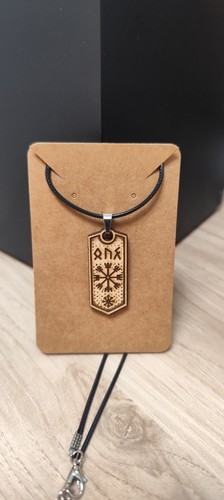 Collier pendentif viking - pendentif, en