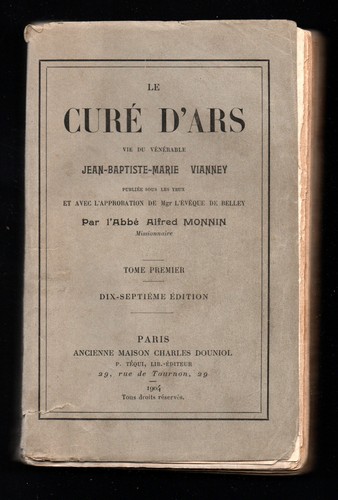 Curé ars vie du - curé,