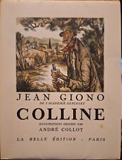 Jean Giono – Colline [Illustrations gravées par André Collot].