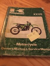 Kawasaki KX125 A6 KX 125 125KX Manuel atelier workshop service manual éd. 79