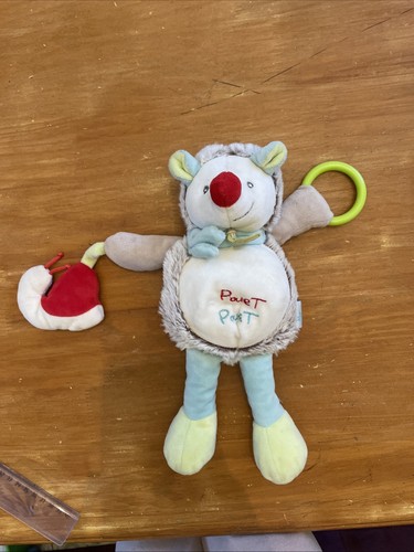 Doudou peluche hérisson - peluche,