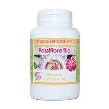GELULES PASSIFLORE plante 200 gélules dosées à 230 mg poudre pure.