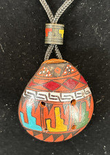 Clay Ocarina Flute Whistle