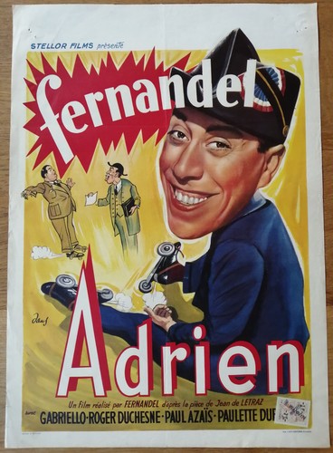 Adrien fernandel affiche - fernandel,