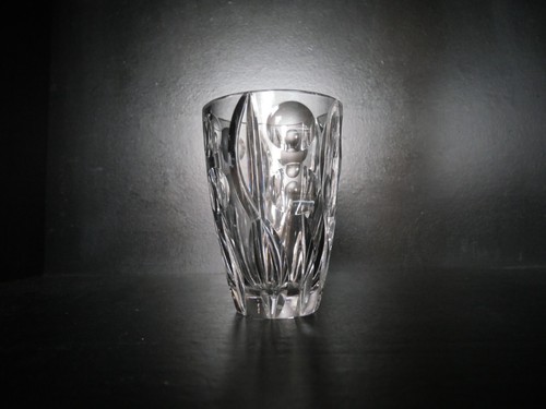 Ancien vase cristal - vase, taillé