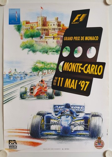 Affiche grand prix monaco - grand, de