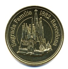 ESPAGNE Barcelone, Sagrada Familia 1882 2, 2025, Monnaie de Paris
