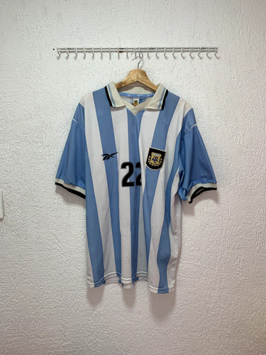 Argentina 1999 reebok home - argentina,