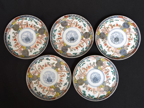 Lot assiettes de - 5,