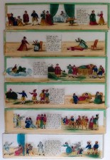 6 Plaques en Verre Peint pour