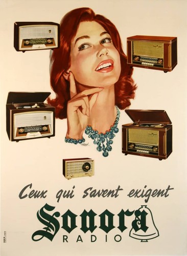 Affiche radio sonora - affiche,