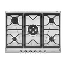 SMEG SRV576O Table De Cuisson À Gaz Encastrable 70CM Ligne Contemporaine Inox