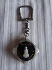 ANCIEN PORTE CLE BOURBON AMPOULE PHILIPS SUPERLUX ARGENTA