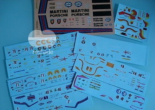 Decals deco porsche - 1/43, 10