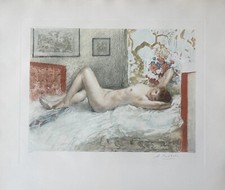 Antoine Calbet -Nu au lit