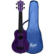 ukulélé soprano - Flight Travel Series - TUS65 Amethyst Travel Ukulele