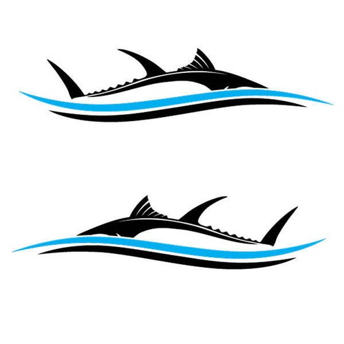 Fish stripes for vehicle - for,