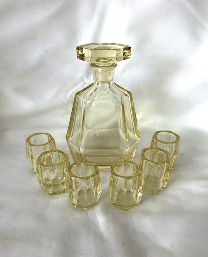 Service liqueurs art deco - service, à