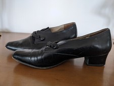 Chaussure mocassin richelieu derbies cuir San Marina noir taille 38 doublé cuir 