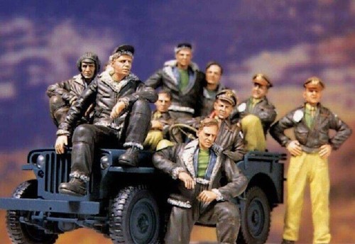 10pcs resin model kit us - model,
