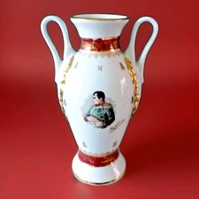 vase amphore napoleon et josephine en fine porcelaine  FD corse