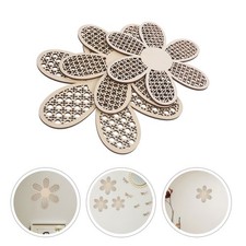  Fleur bois mur Art décoratif