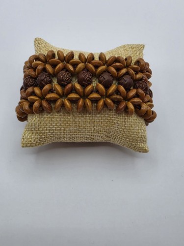 Bracelet manchette perles - bracelet, en