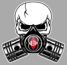 GILERA Pistons - Skull Sticker
