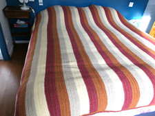 Couverture Couvre lit au crochet vintage 220x220 cm