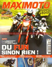 MAXI MOTO 132  KTM 1190 Adventure HONDA VFR 750 F Carat SUZUKI GSX-R 600 BMW C1