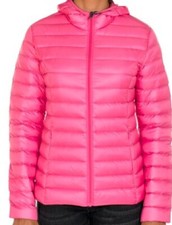 JOTT DOUDOUNE LÉGÈRE ROSE FLASHY LUXE *CLOE À CAPUCHE * CINTRÉE + 🎁 - 20 % SUPP