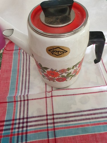Ancienne cafetière tole - ancienne,
