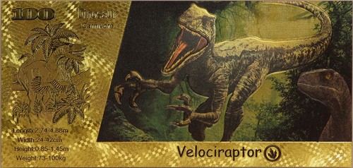 Velociraptor 100 dinosaure - velociraptor,