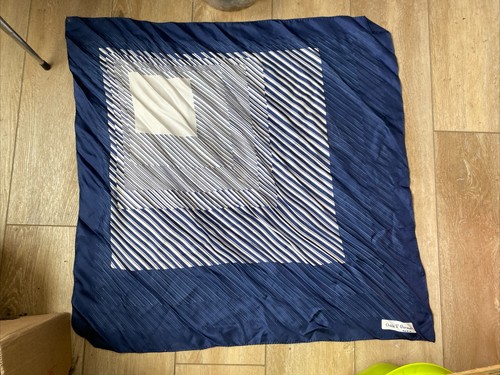 Ancien foulard carré soie - carré, de