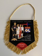 OL Lyon Olympique Lyonnais coupe d'Europe 2005-2006 fanion football pennant