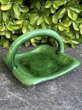 Marcel Guillot & Plat En Céramique Verte 