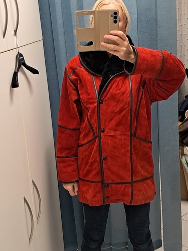 Veste manteau pardessus - pardessus, rouge