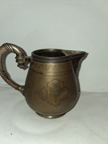 Pichet lait ancien metal - lait,